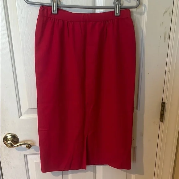 Pendleton Dark Pink Pencil Skirt - Picture 3 of 7